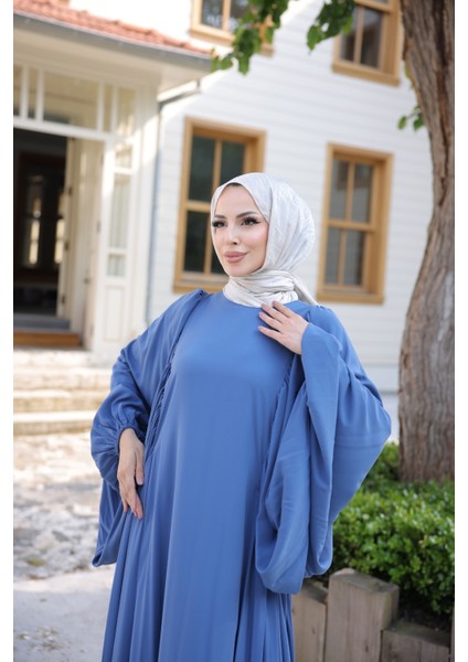 Firuze Elbise 8008 & Indigo