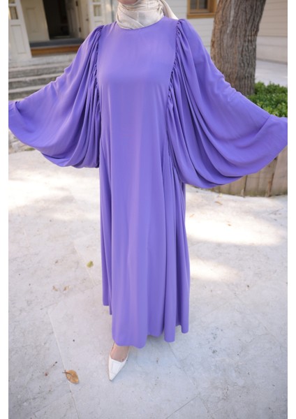 Firuze Elbise 8008 Lila