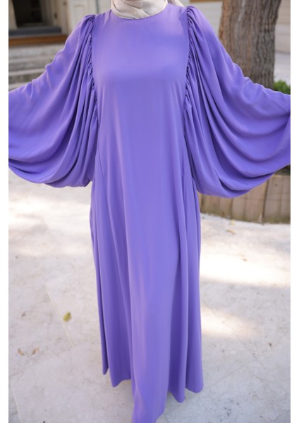 Firuze Elbise 8008 Lila