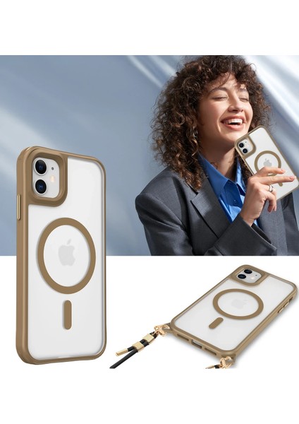 Iphone 11 Kılıf Enka Magsafe Silikon Kılıf - Siyah Nrmsa