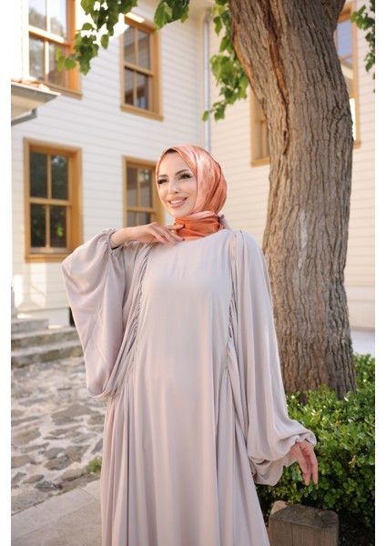 Firuze Elbise 8008 Bej
