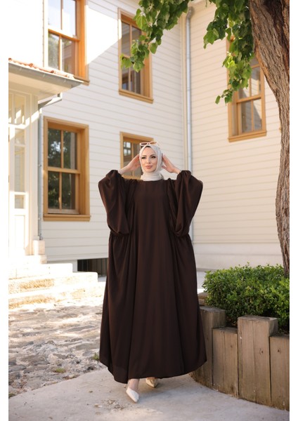 Firuze Elbise 8008 Kahverengi