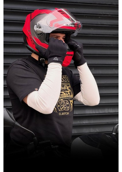 Kol Çorabı Güneş Korumalı Motosiklet Bisiklet Kol Çorabı Kolluk Beyaz