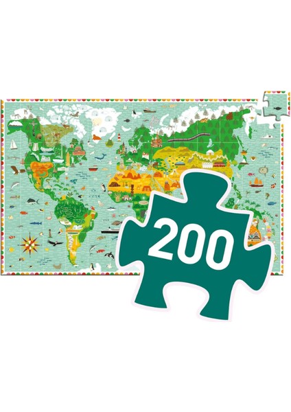 Klasik Puzzle 200 Parça - Around The World modelleri