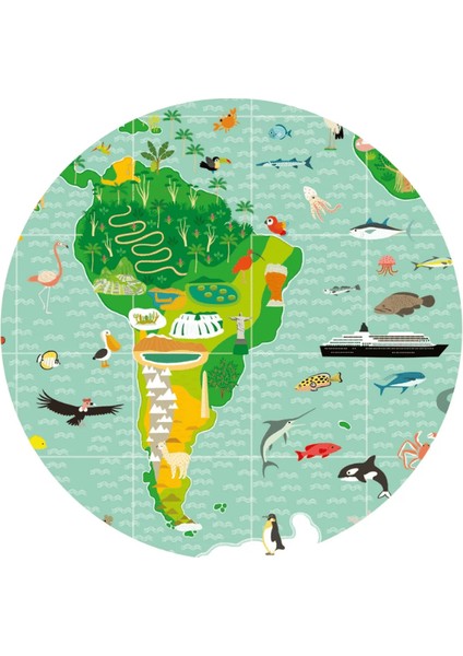 Klasik Puzzle 200 Parça - Around The World indirimleri