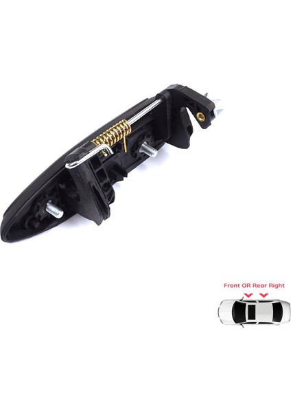 BDP1449-2 Renault Clio 2 Megane 1 Scenic 1 Symbol Thalia Logan Platina Lada Largus Için Sağ Kapı Dış Açma Kolu