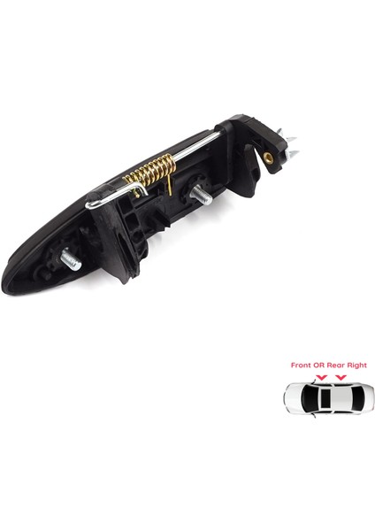 BDP1449-2 Renault Clio 2 Megane 1 Scenic 1 Symbol Thalia Logan Platina Lada Largus Için Sağ Kapı Dış Açma Kolu