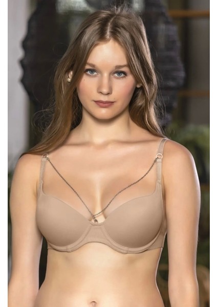 Kadın Balenli Ön Zincirli Yarım Destekli Sütyen modelleri