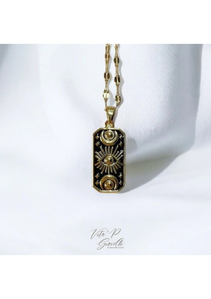 Siyah Tarot Kolye