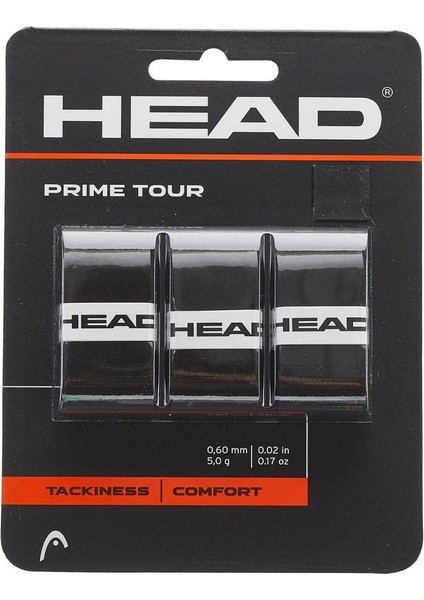 Prime Tour Siyah Overgrip 3lü