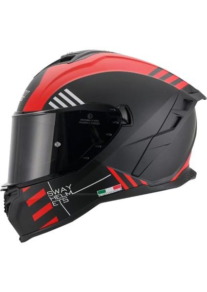 Sw 867 Blade Red Full Face