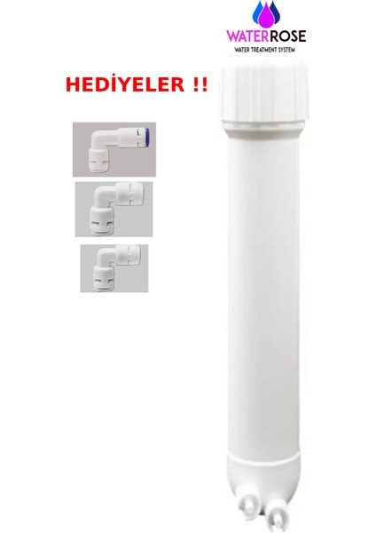 Su Arıtma Cihazı Membran Kabı , Membran Kılıfı Quick Geçme Bağlantı Aparatları Hediyedir.