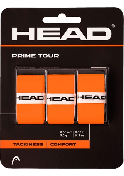 Prime Tour Turuncu Overgrip 3lü