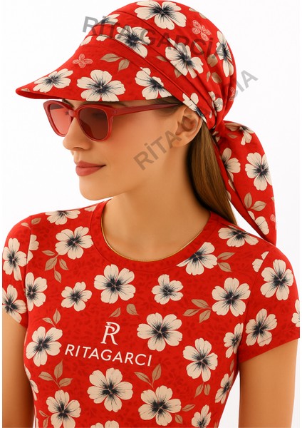 Safari Bağlamalı Siperli Bandana Vizör