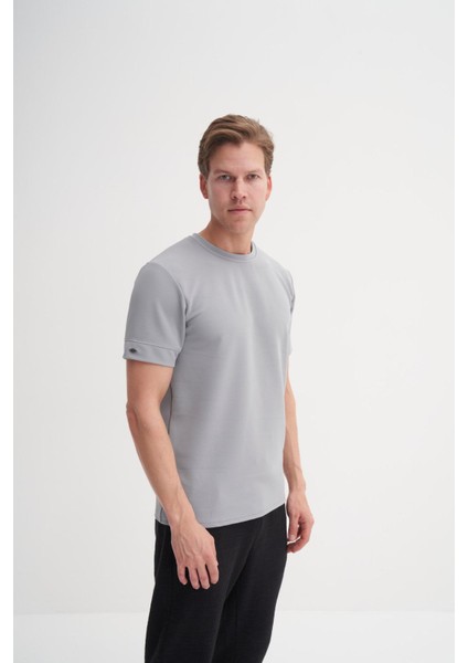4202 Erkek Bisiklet Yaka T-Shirt