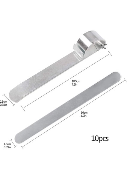 Bilezik Bükme Çubuğu Kiti, 10 Adet Paslanmaz Çelik Bilezik Boş Dıy Bileklik Boş Manşet, Metal Gravür Bilezik Boşlukları (Yurt Dışından) indirimleri