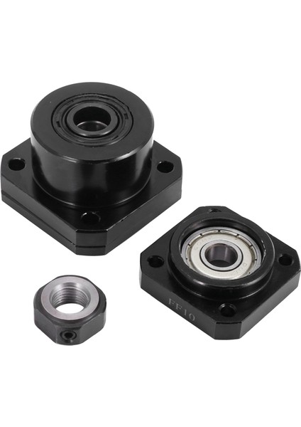 Adet FK10 Sabit Taraf +1 Adet FF10 Yüzer Taraf SFU1204 Vidalı Cnc Parçaları Vidalı 1204 FK/FF10 Uç Desteği (Yurt Dışından) modelleri