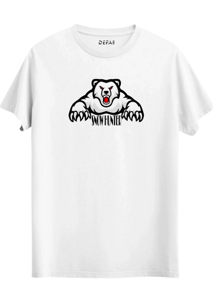 Snow Hunter Unisex Baskılı Tshirt