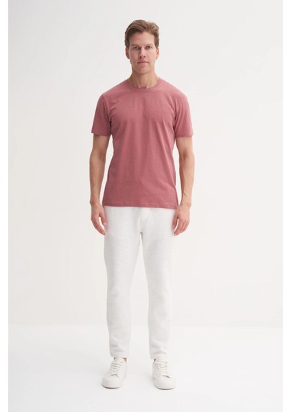 4602 Erkek Orta Bisiklet Yaka Flamlı T-Shirt modelleri