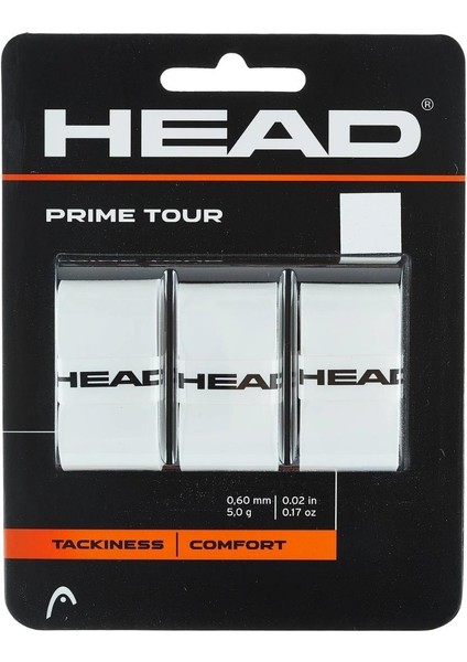 Prime Tour Beyaz Overgrip 3lü