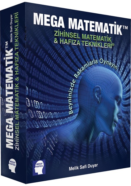 Mega Matematik - Zihinsel Matematik ve Hafıza Teknikleri Seti - 3 Kitap ve Online Egzersiz Platformu
