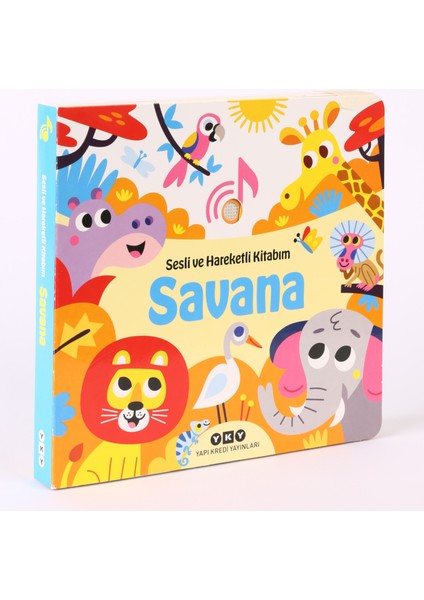 Sesli ve Hareketli Kitabım - Savana (Sesli Kitap) - Chantal Janisson