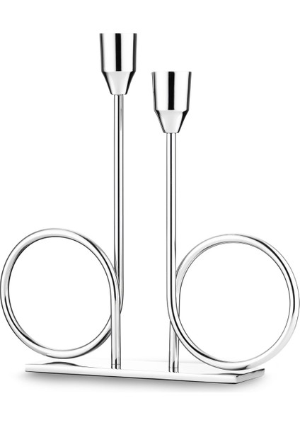 Alula Stand Şamdan Silver