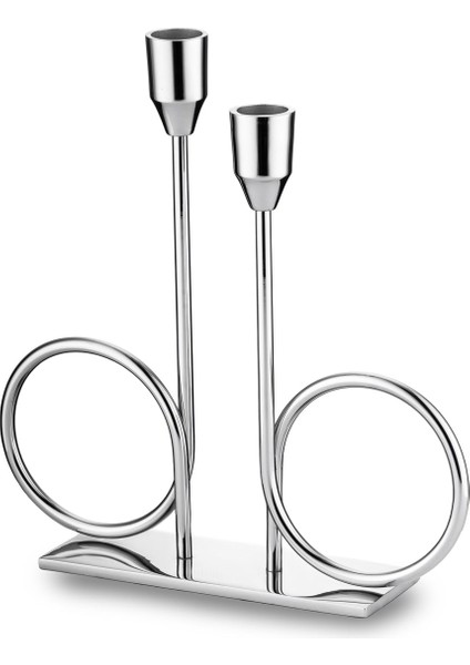 Alula Stand Şamdan Silver