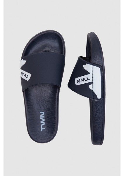 Lacivert Tek Bant Terlik 4ECT9ORT8000M fırsatları