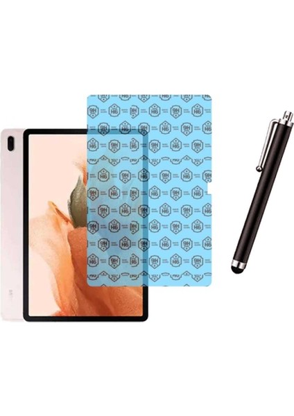 Samsung Galaxy Tab S7 Fe T737 Uyumlu Şeffaf Kılıf Cam Kalem Set fiyatları