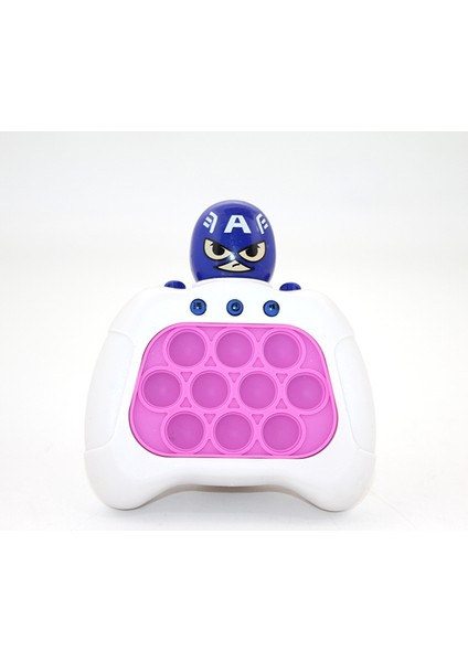 Işıklı Müzikli Pop-It Captain America Tasarımlı