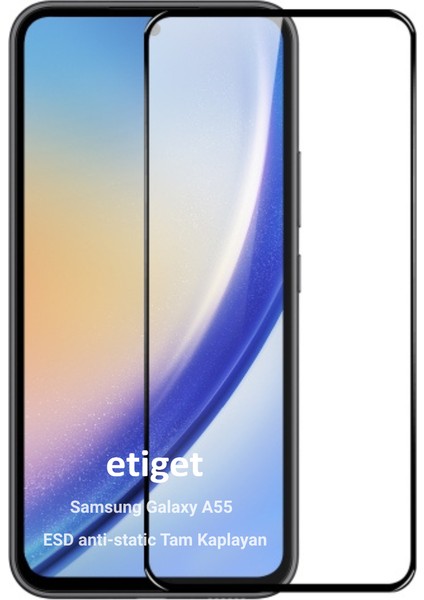 Samsung Galaxy A55 ”esd Antı-Statıc” Cam Ekran Koruyucu 6d Glass