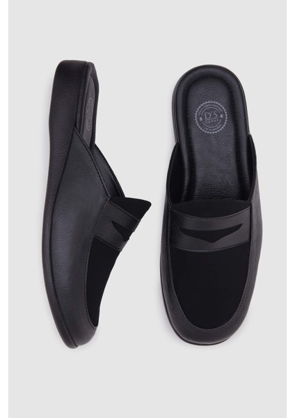 Ds Damat Siyah Süet Misafir Çeyiz Damat Ev Erkek Terlik 0HCT9ORT1M503 modelleri
