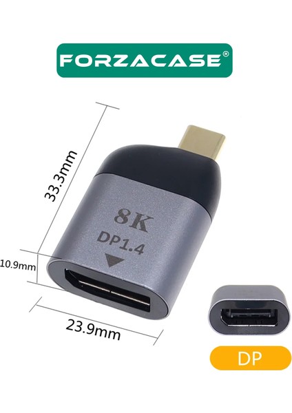 Type-C To Dp 8k 60hz 1080P Type-C iPhone 15 16 Serisi Için Dp Dönüştürücü - FC1033 indirimleri
