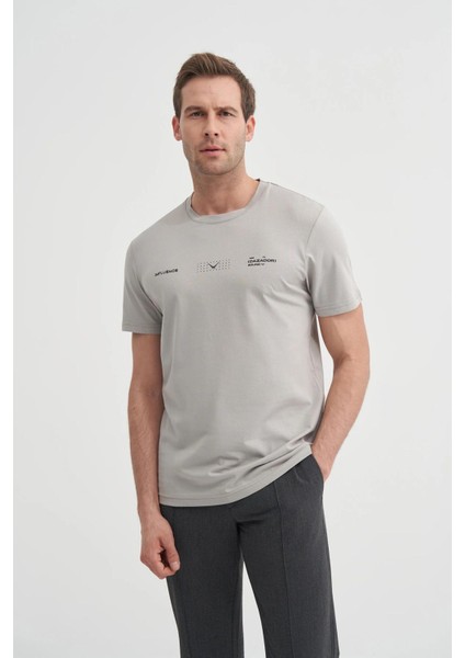 4161 Bisiklet Yaka T-Shirt