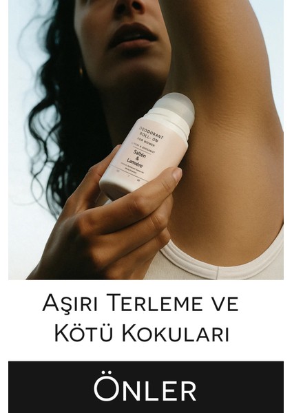 Koltuk Altı Roll On Terleme ve Koku Önleyici Doğal Beyazlatıcı Etkili Kadın Deodorant 60 ml
