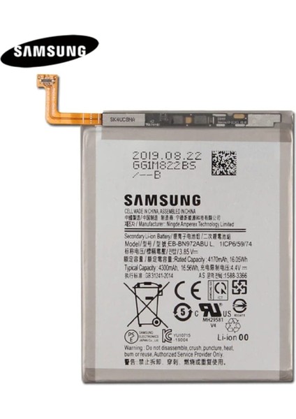 Samsung Galaxy Note 10 Plus Batarya EB-BN972ABU Senalstore