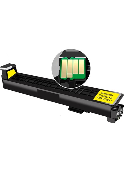 Hp 827A CF302A Sarı Muadil Toner M880Z A2W75A A2W76A