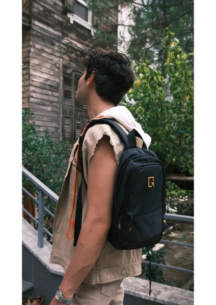 Ultra Lüks Kamp Bisiklet Yürüyüş Mini Unisex Siyah Sırt Çantası, Suya Dayanıklı Kumaş