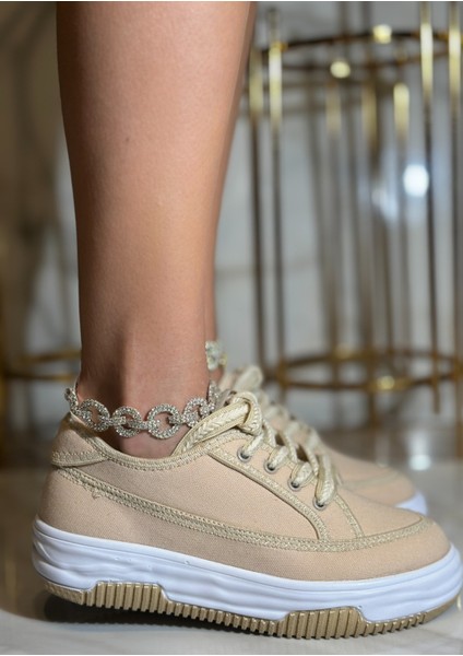 Nubale Keten Spor Ayakkabı Bej fırsatları