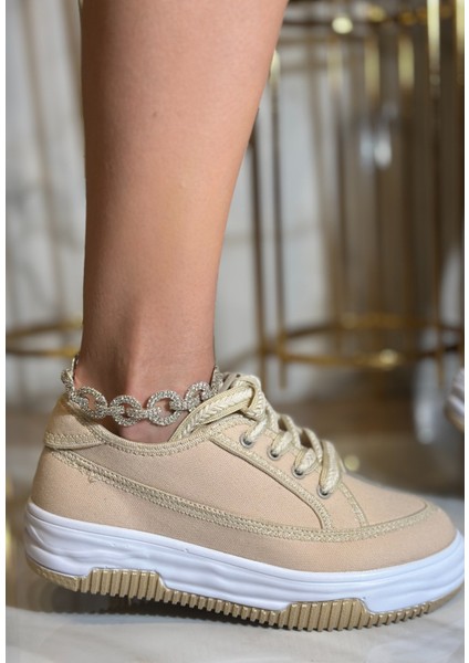 Nubale Keten Spor Ayakkabı Bej indirimleri