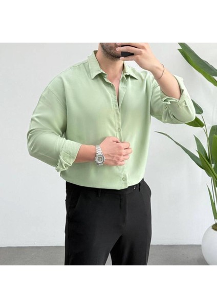 Erkek Lyocell Vücut Isısını Ayarlayabilen Terlemeyi Azaltan Antibakteriyel Yeni Sezon Gömlek modelleri