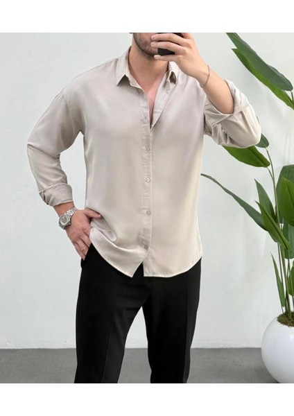 Erkek Lyocell Vücut Isısını Ayarlayabilen Terlemeyi Azaltan Antibakteriyel Yeni Sezon Gömlek fiyatları