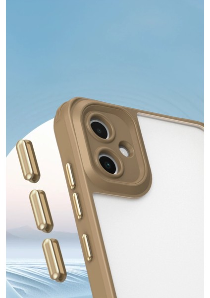 Samsung Galaxy A06 Kılıf Penta Silikon Kılıf - Çöl Titanyum Nrmsa