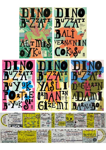 Dino Buzzati 5 Kitap Set + Mat. Öğreten Cetvel