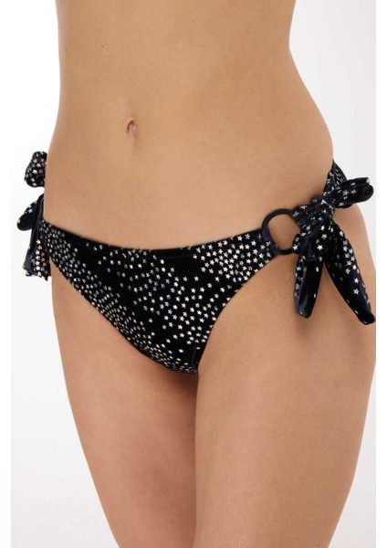 5623 Siyah Kadife Straplez Bikini Takımı modelleri