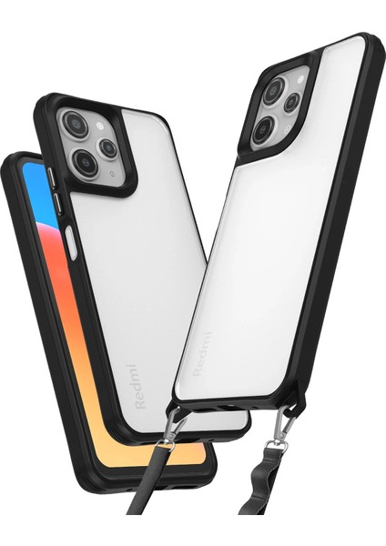 Xiaomi Redmi 12 Kılıf Penta Silikon Kılıf - Siyah Nrmsa