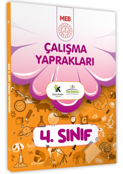 2025 Meb Ilkokul 4.sınıf Çalışma Yaprakları Tüm Dersler Etkinlikli Eğlenceli Soru Bankası(A4 Renkli)