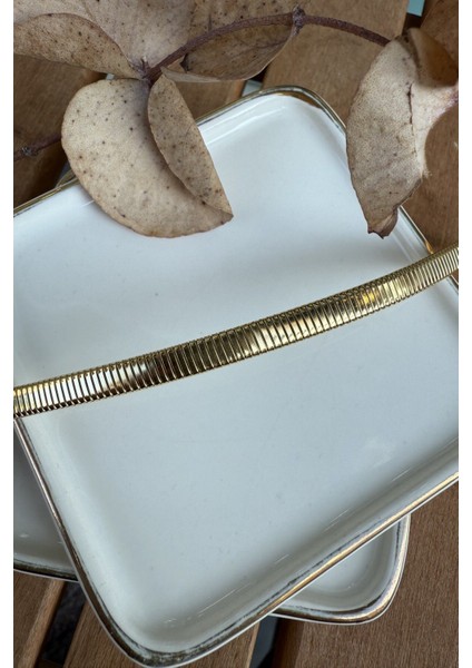 Çelik Orta Kalınlıkta Bileklik 17+6cm