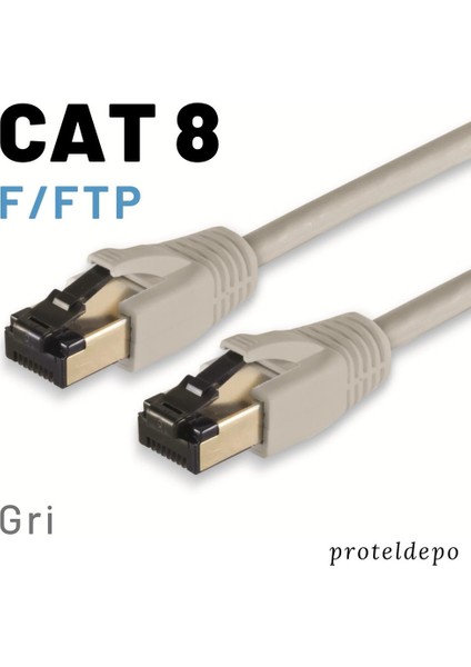Irenıs Cat8 Kablo F/ftp Lszh Ethernet Network Lan Ağ Kablosu